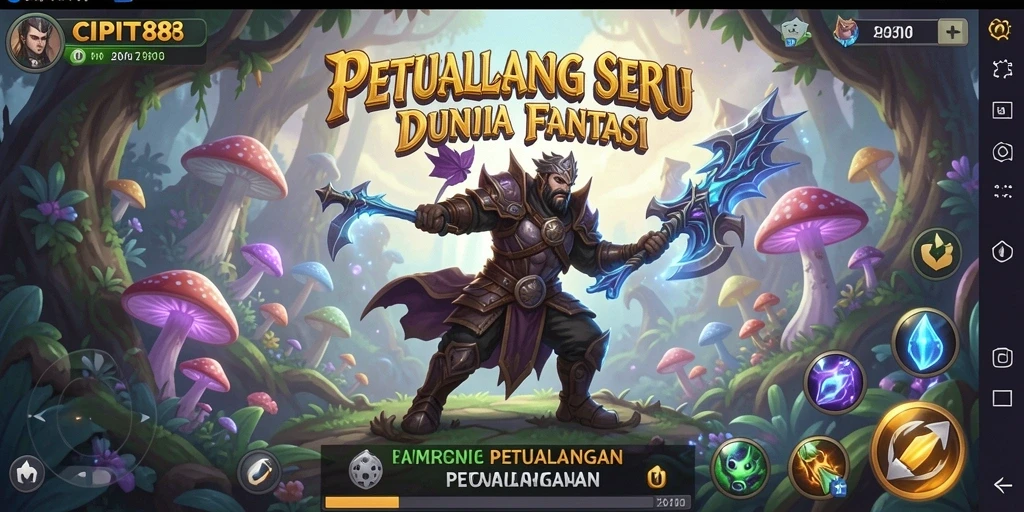 Antarmuka menarik dari game CIPIT88 yang memikat hati pemain.