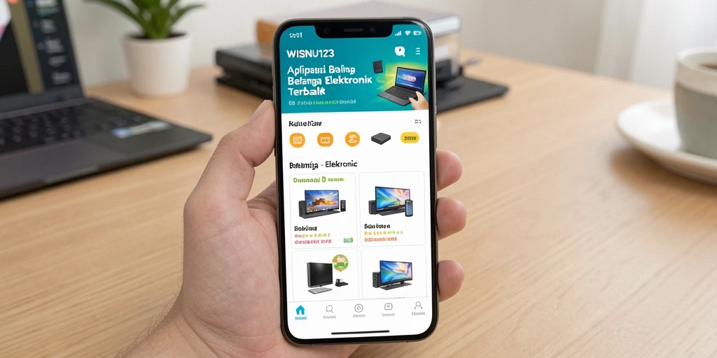 Tampilan antarmuka aplikasi WISNU123 yang modern dan user-friendly.